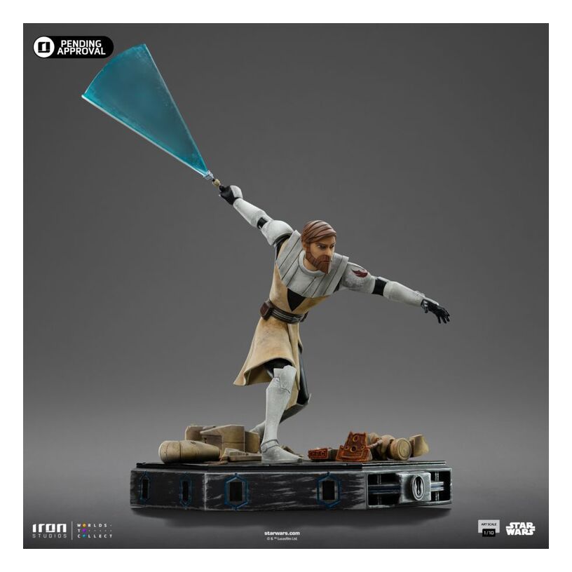 Star Wars: Clone Wars – Obi-Wan Kenobi 1:10 Scale Statue