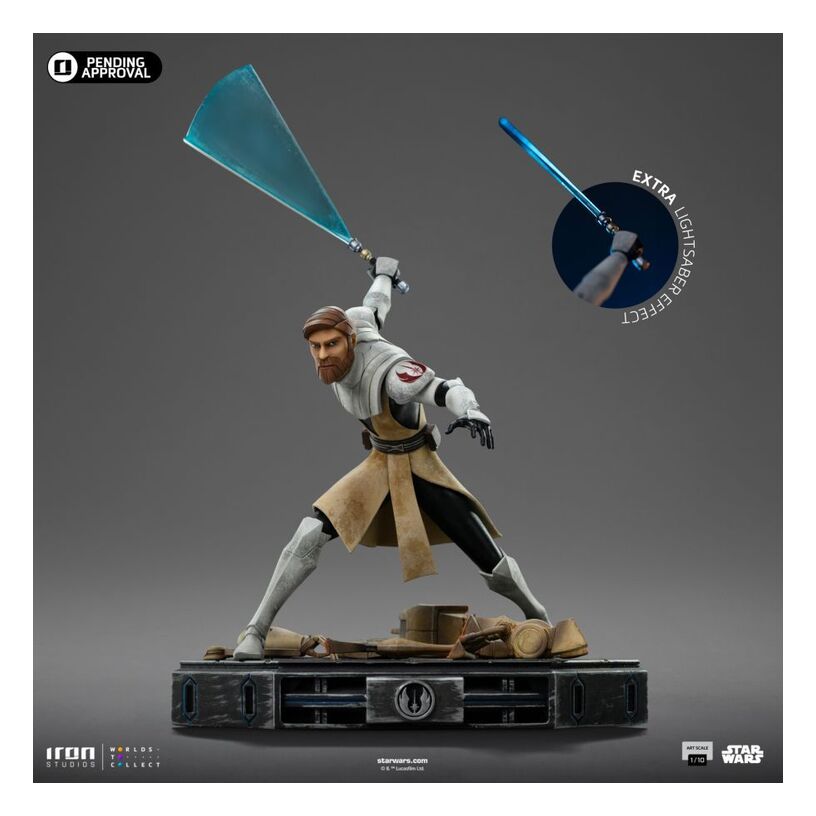 Star Wars: Clone Wars – Obi-Wan Kenobi 1:10 Scale Statue