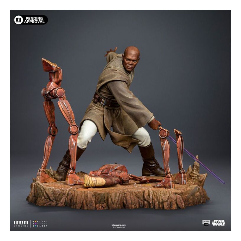Star Wars: – Mace Windu 1:10 Scale Statue