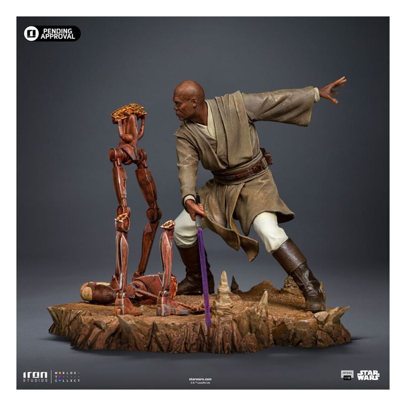 Star Wars: – Mace Windu 1:10 Scale Statue