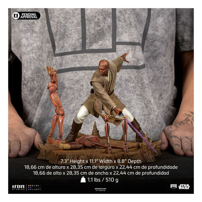 Star Wars: – Mace Windu 1:10 Scale Statue