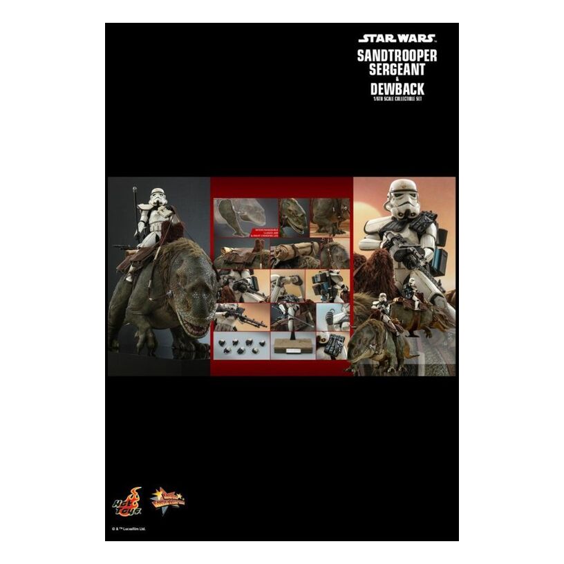 Star Wars – Sandtrooper Sergeant & Dewback 1:6 Scale Collect...