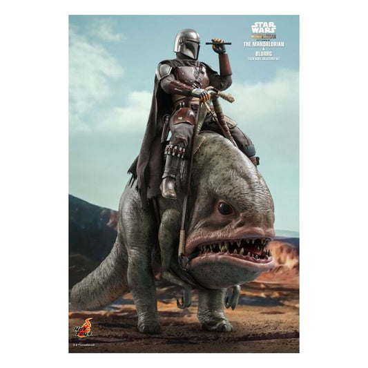 Star Wars: The Mandalorian – Mandalorian & Blurrg 1:6 Scale Action Figure