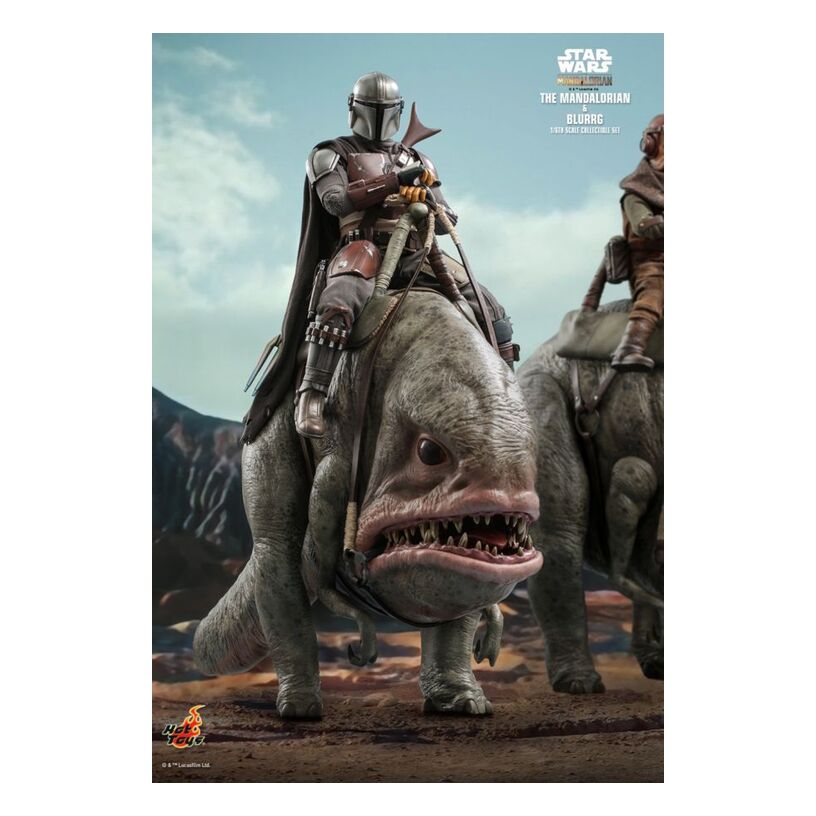 Star Wars: The Mandalorian – Mandalorian & Blurrg 1:6 Scale Action Figure