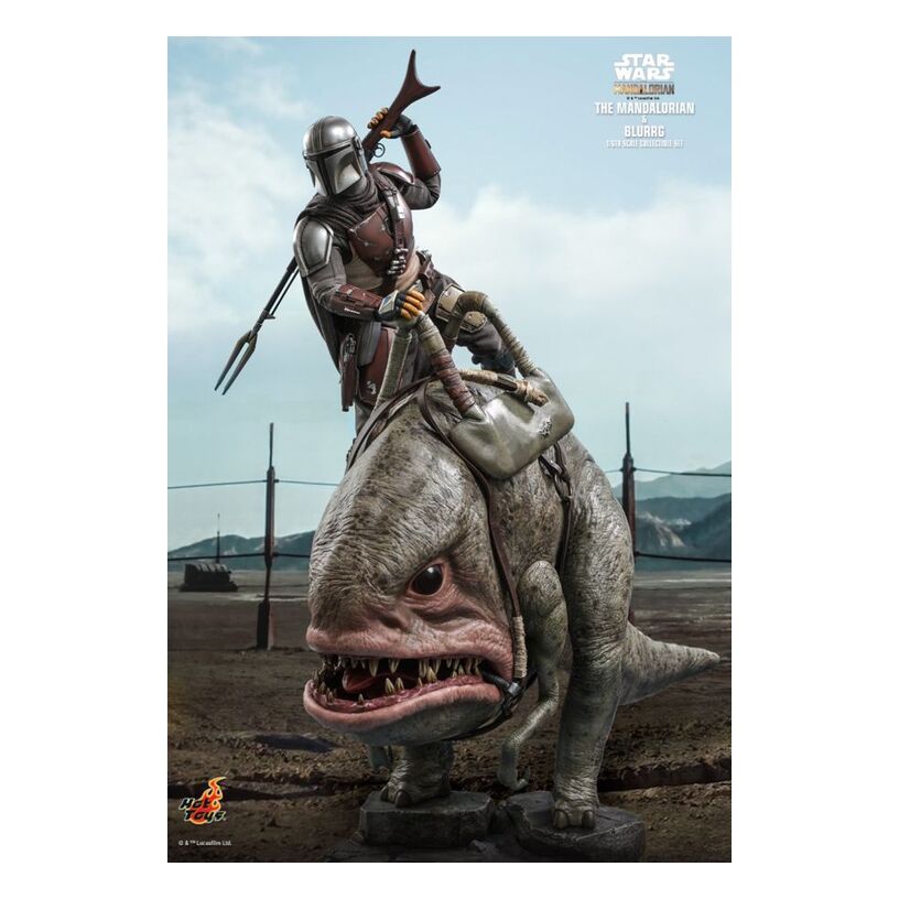 Star Wars: The Mandalorian – Mandalorian & Blurrg 1:6 Scale Action Figure