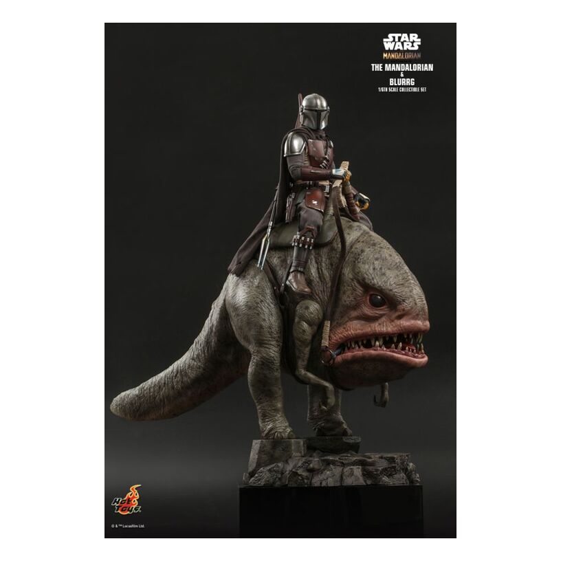 Star Wars: The Mandalorian – Mandalorian & Blurrg 1:6 Scale Action Figure