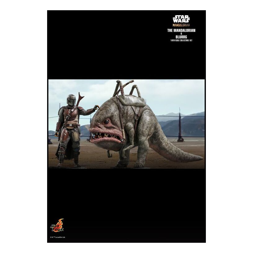 Star Wars: The Mandalorian – Mandalorian & Blurrg 1:6 Scale Action Figure