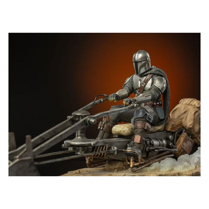 Star Wars: The Mandalorian – Mandalorian On Speederbike Delu...