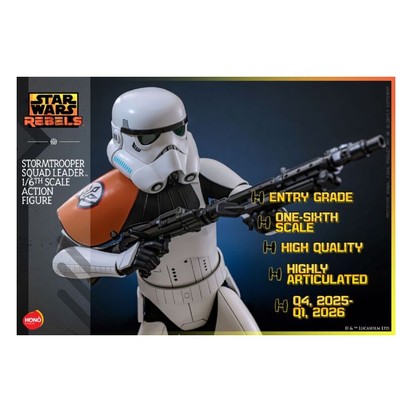 Stormtrooper Squad Leader Star Wars 1:6 Collectable Figure Hono Studios