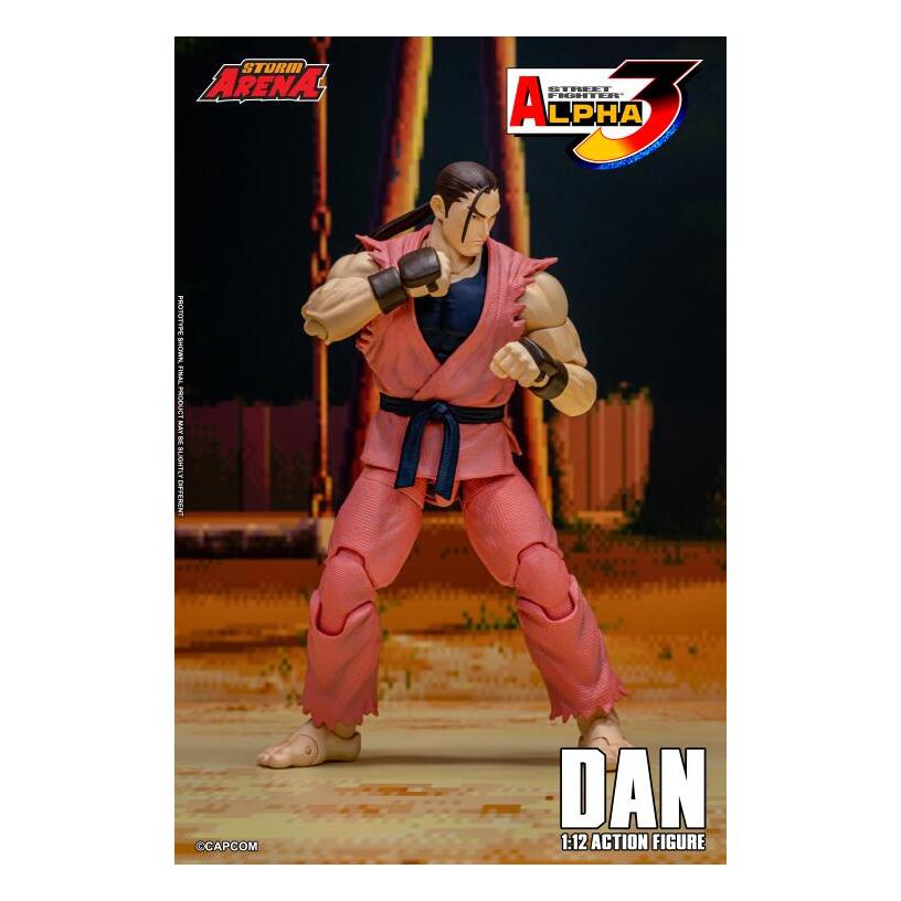 Street Fighter Alpha 3 Storm Arena Dan 1/12 Scale Action Figure