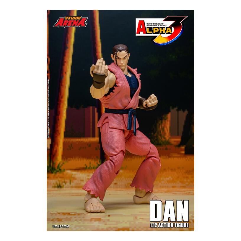 Street Fighter Alpha 3 Storm Arena Dan 1/12 Scale Action Figure