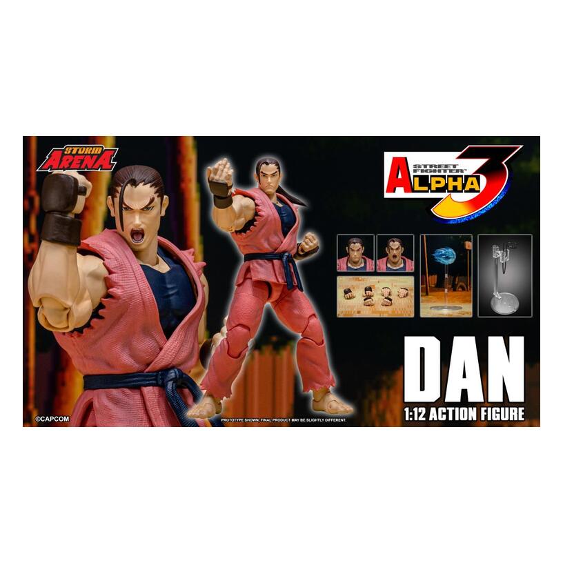 Street Fighter Alpha 3 Storm Arena Dan 1/12 Scale Action Figure