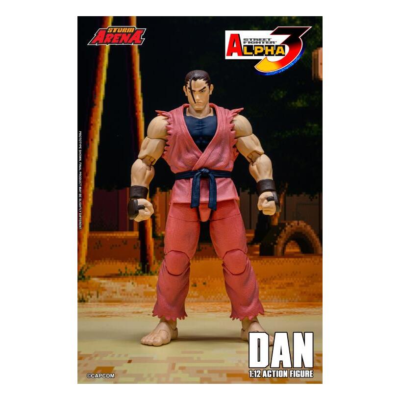 Street Fighter Alpha 3 Storm Arena Dan 1/12 Scale Action Figure