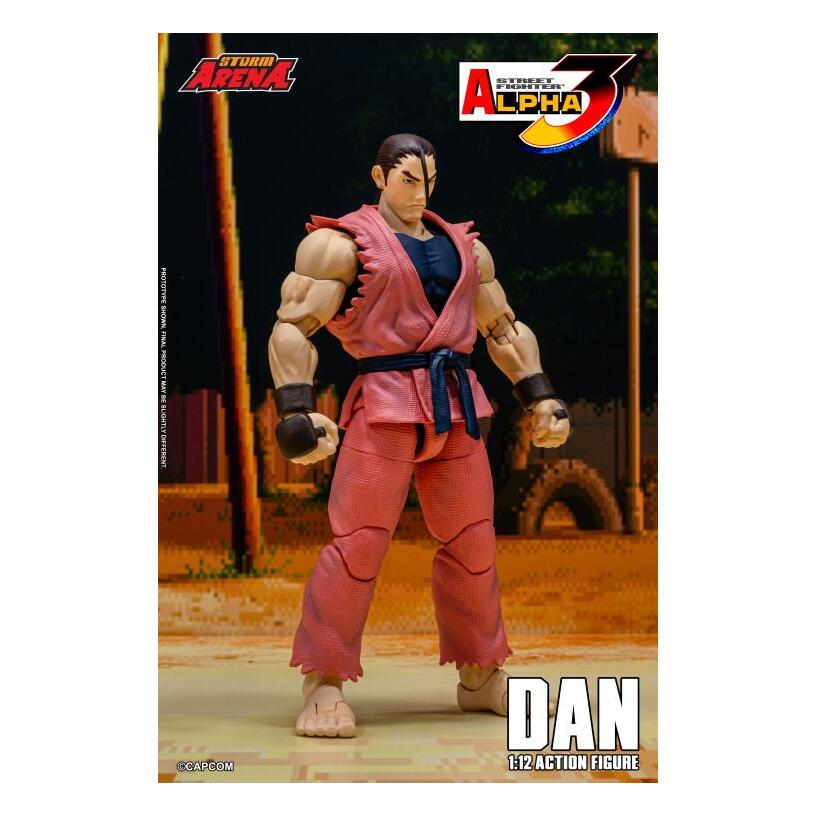 Street Fighter Alpha 3 Storm Arena Dan 1/12 Scale Action Figure