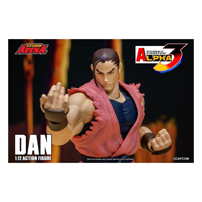 Street Fighter Alpha 3 Storm Arena Dan 1/12 Scale Action Figure