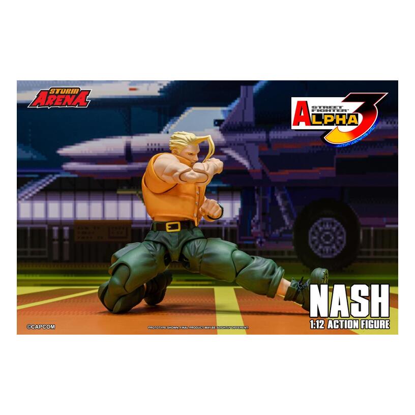 Street Fighter Alpha 3 Storm Arena Nash 1/12 Scale Action Figure