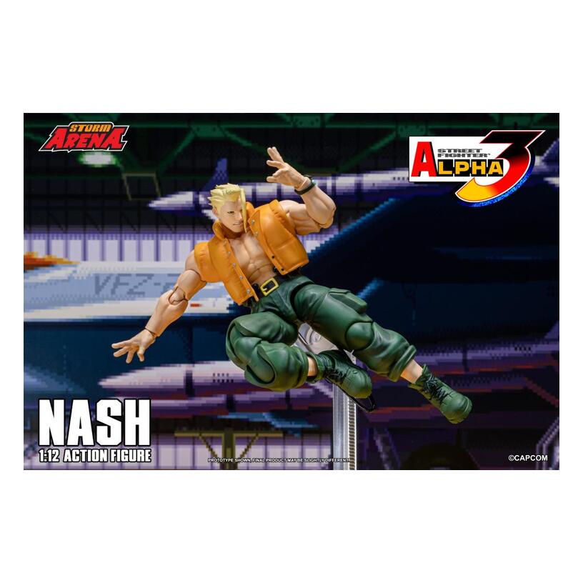 Street Fighter Alpha 3 Storm Arena Nash 1/12 Scale Action Figure
