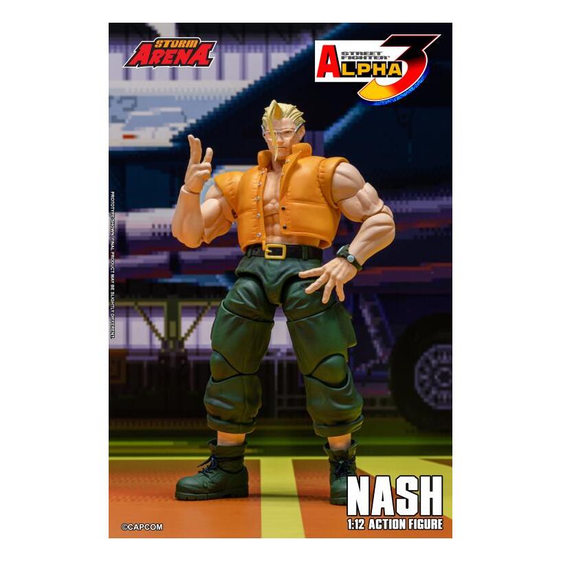 Street Fighter Alpha 3 Storm Arena Nash 1/12 Scale Action Figure