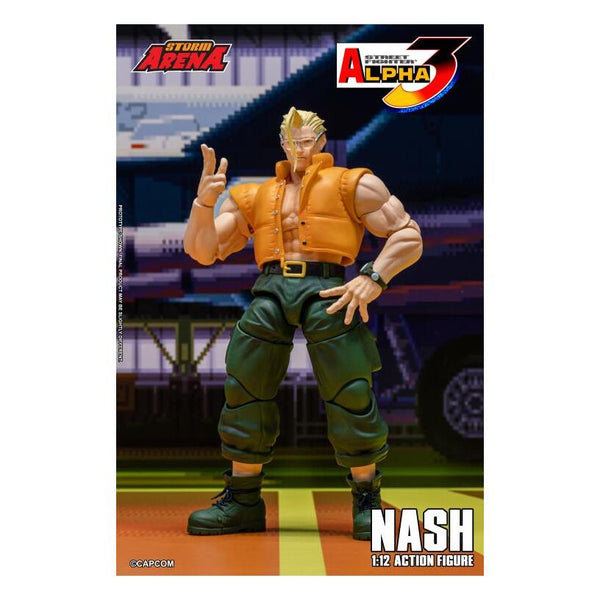 Street Fighter Alpha 3 Storm Arena Nash 1/12 Scale Action Figure