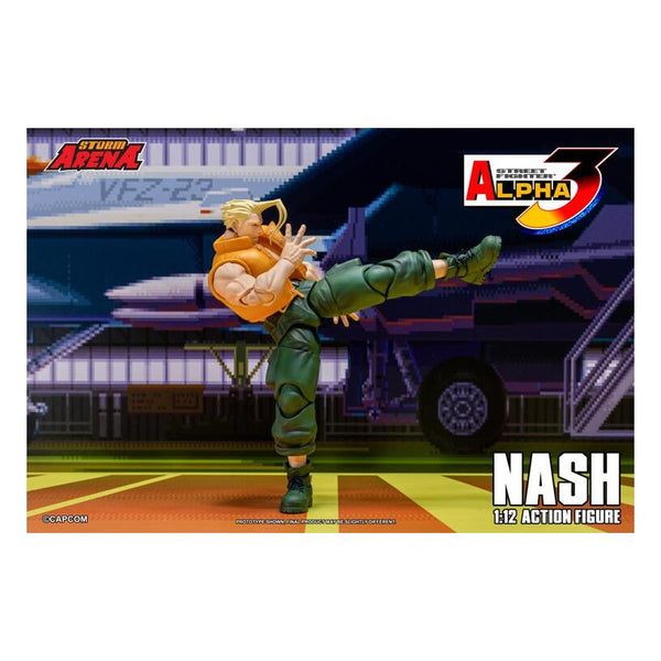 Street Fighter Alpha 3 Storm Arena Nash 1/12 Scale Action Figure