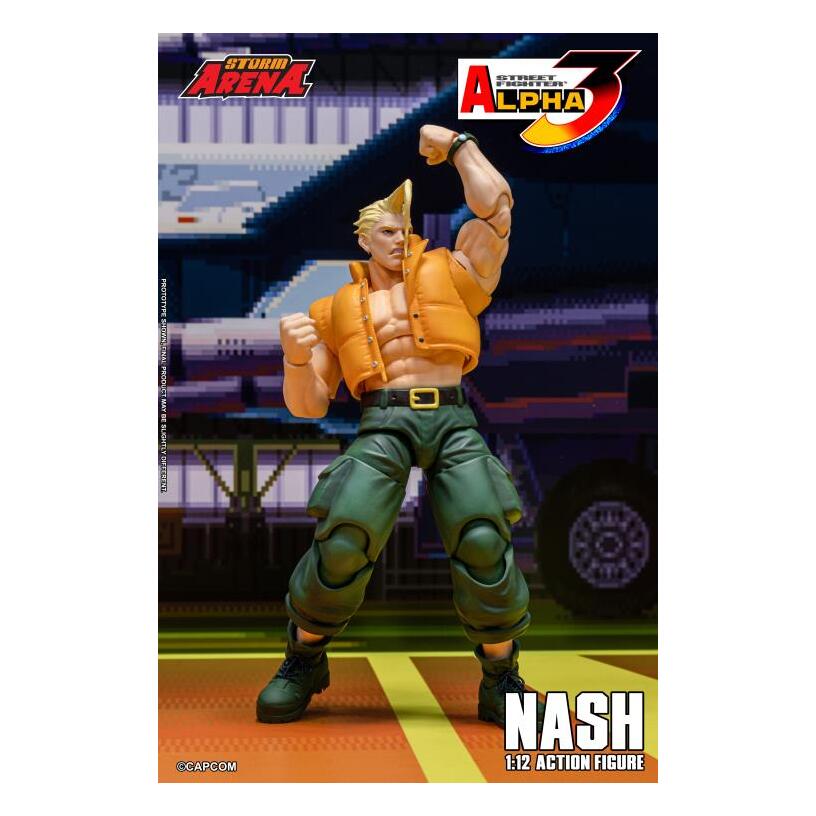 Street Fighter Alpha 3 Storm Arena Nash 1/12 Scale Action Figure