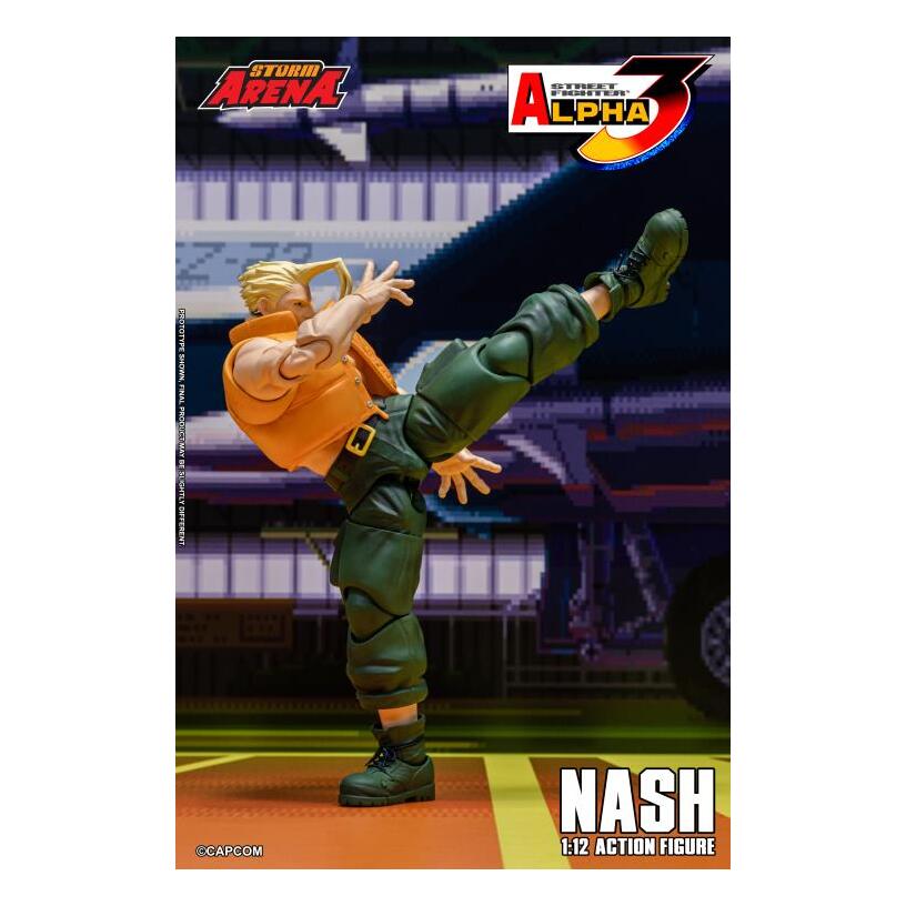 Street Fighter Alpha 3 Storm Arena Nash 1/12 Scale Action Figure