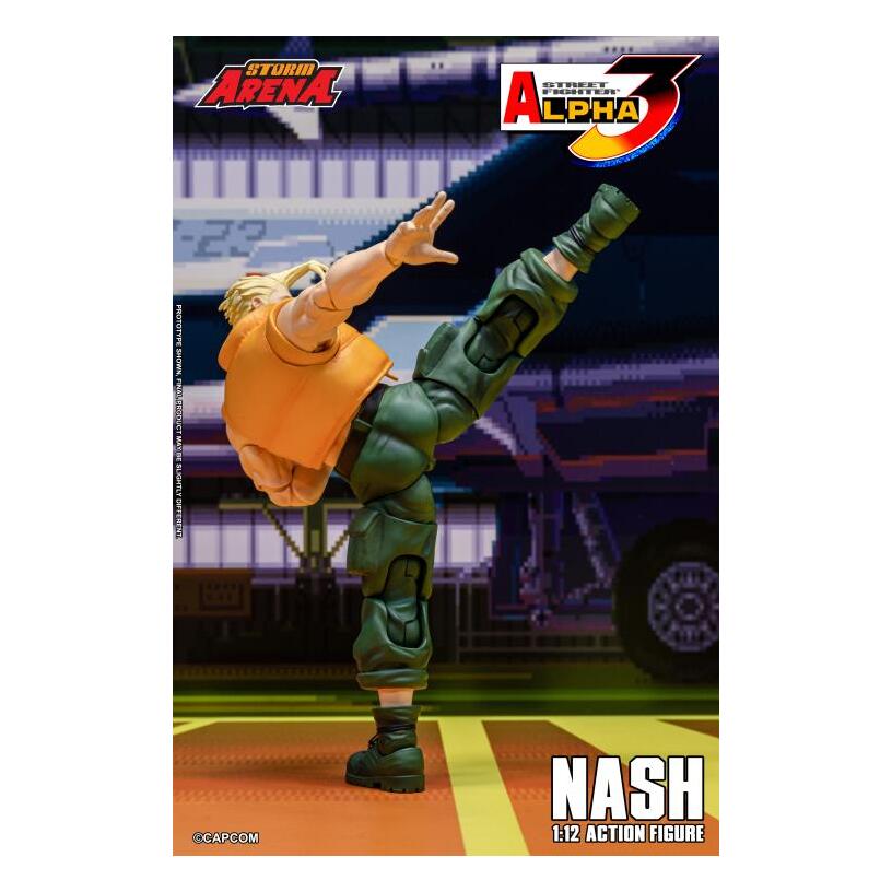 Street Fighter Alpha 3 Storm Arena Nash 1/12 Scale Action Figure