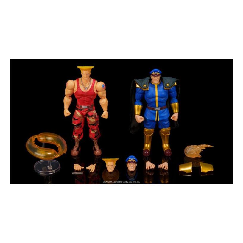 Street Fighter Ii – 1:12 Guile Vs. M. Bison Action Figure 2-Pack