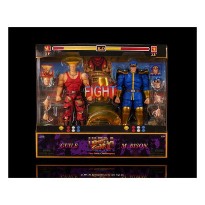 Street Fighter Ii – 1:12 Guile Vs. M. Bison Action Figure 2-Pack
