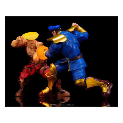Street Fighter Ii – 1:12 Guile Vs. M. Bison Action Figure 2-Pack