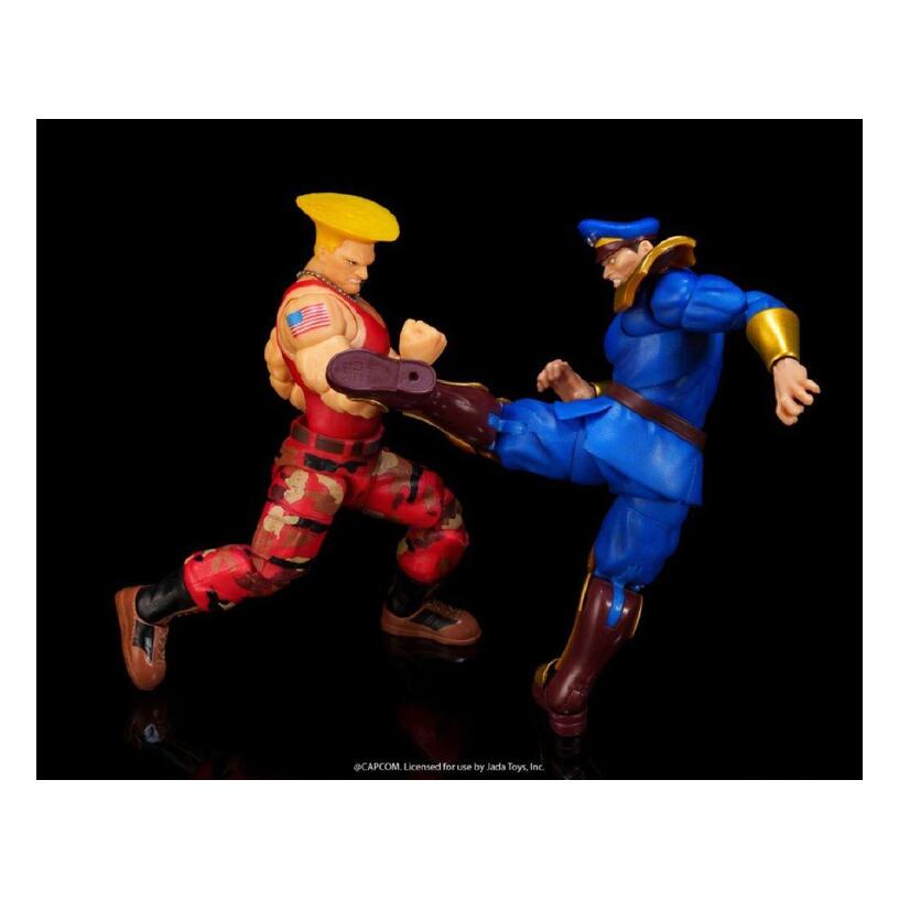 Street Fighter Ii – 1:12 Guile Vs. M. Bison Action Figure 2-Pack