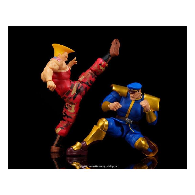 Street Fighter Ii – 1:12 Guile Vs. M. Bison Action Figure 2-Pack