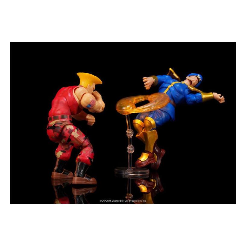 Street Fighter Ii – 1:12 Guile Vs. M. Bison Action Figure 2-Pack