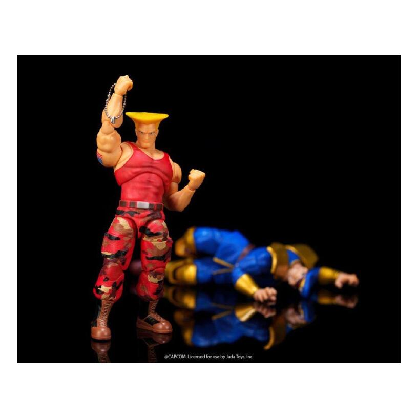Street Fighter Ii – 1:12 Guile Vs. M. Bison Action Figure 2-Pack