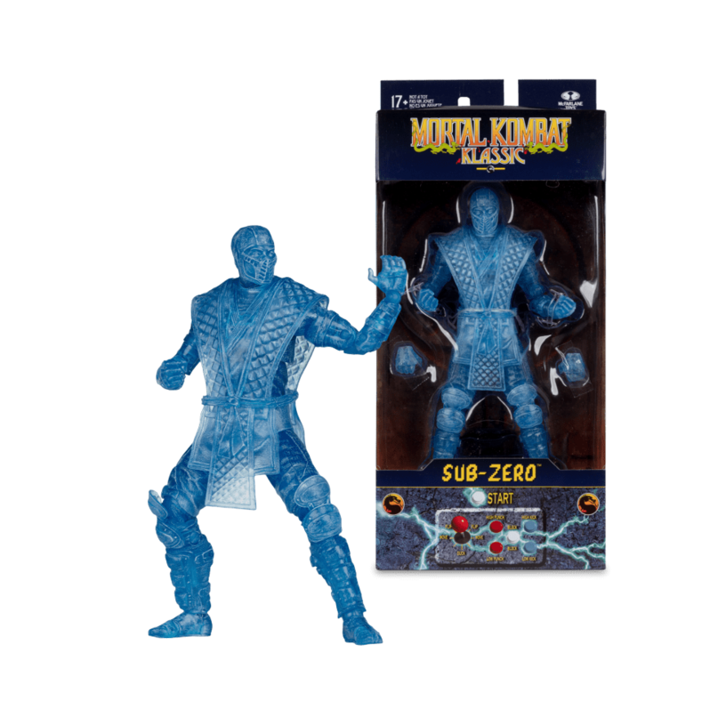 Sub Zero Mortal Kombat Klassic 7" Ice Clone Action Figure