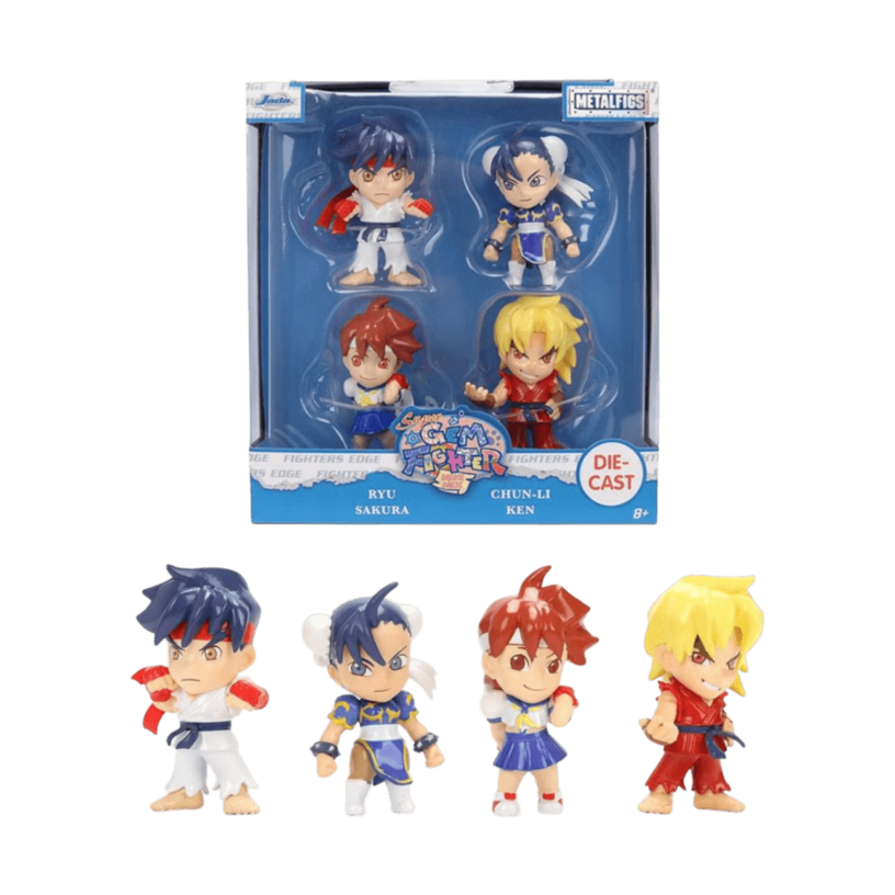 Super Gem Fighter – 2.5″ Metalfigs 4-Pack