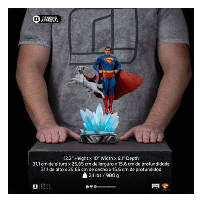 Superman (2025) – Superman & Krypto 1:10 Scale Statue