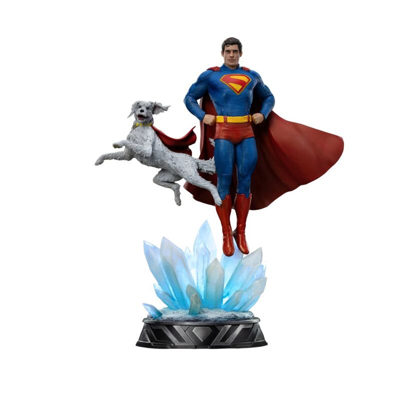 Superman (2025) – Superman & Krypto 1:10 Scale Statue