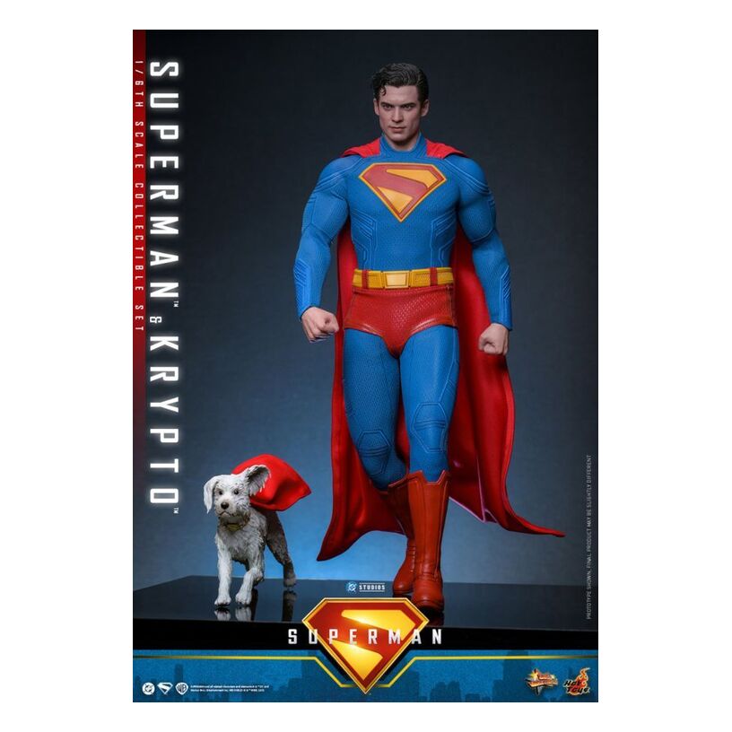 Superman (2025) – Superman & Krypto 1:6 Scale Collectable Ac...
