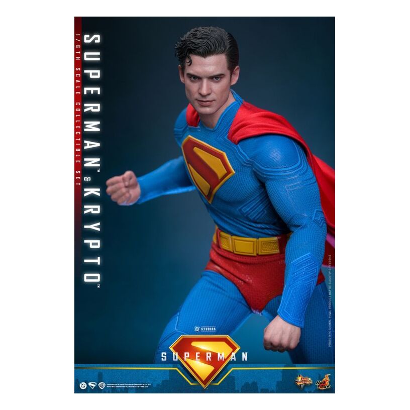Superman (2025) – Superman & Krypto 1:6 Scale Collectable Ac...