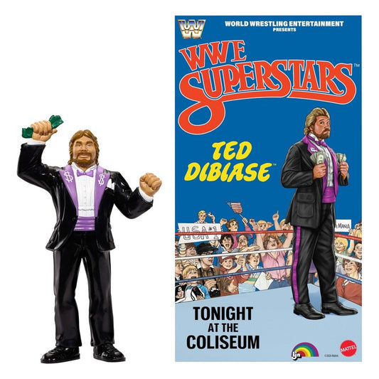 Ted Dibiase Wwe Ljn Superstars Series 4 Blue Card Action Figure