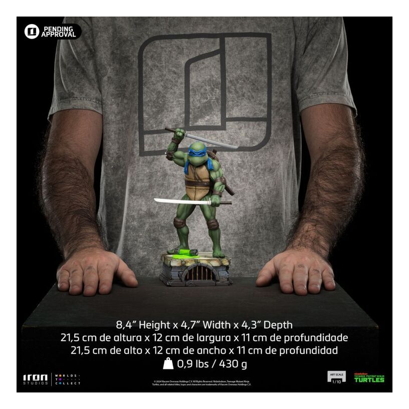 Teenage Mutant Ninja Turtles (1990) – Leonardo 1:10 Scale St...