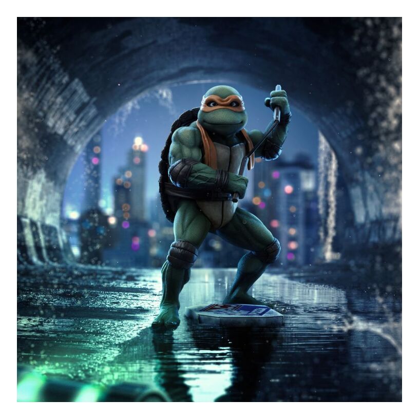 Teenage Mutant Ninja Turtles (1990) – Michelangelo 1:10 Scal...