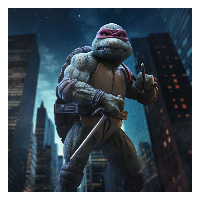Teenage Mutant Ninja Turtles (1990) – Raphael 1:10 Scale Sta...