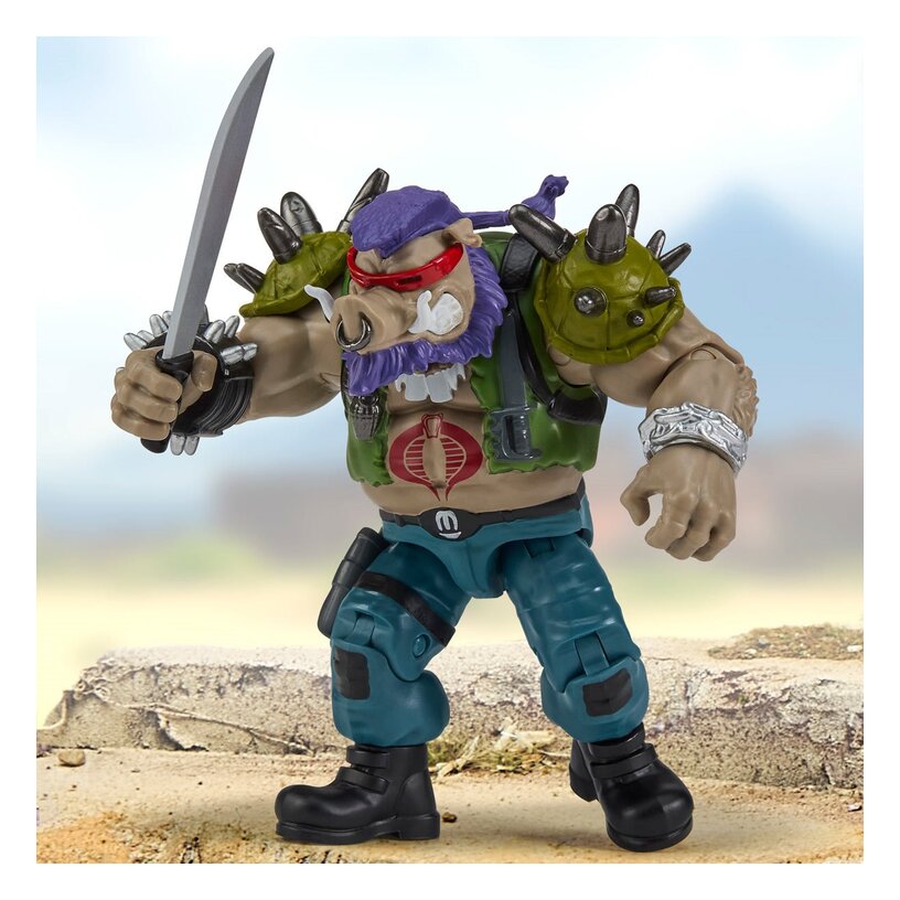 Teenage Mutant Ninja Turtles X G.I. Joe Bebop X Ripper Action Figure