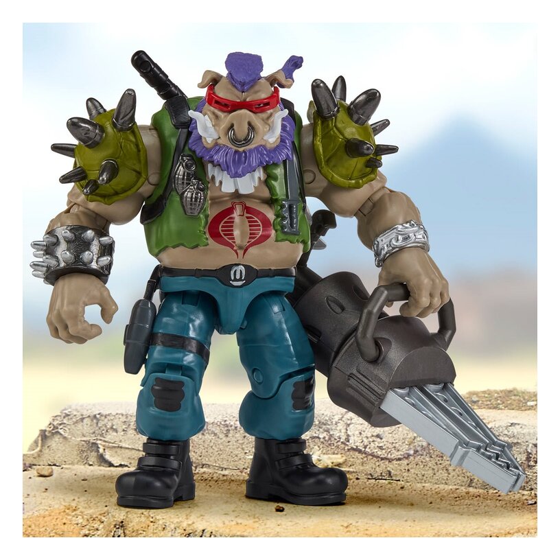 Teenage Mutant Ninja Turtles X G.I. Joe Bebop X Ripper Action Figure