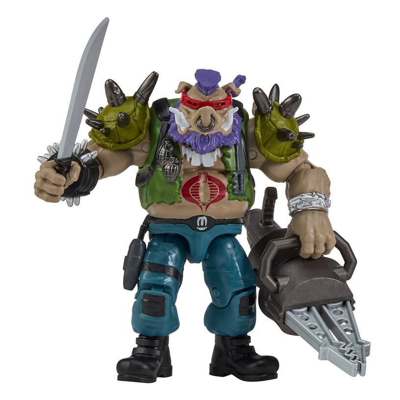 Teenage Mutant Ninja Turtles X G.I. Joe Bebop X Ripper Action Figure
