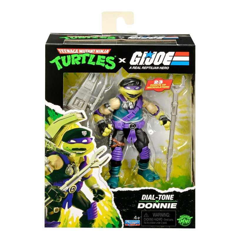 Teenage Mutant Ninja Turtles X G.I. Joe Donnie X Dial-Tone Action Figure