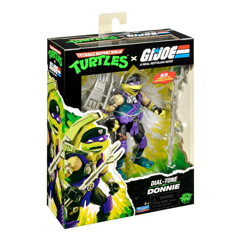 Teenage Mutant Ninja Turtles X G.I. Joe Donnie X Dial-Tone Action Figure