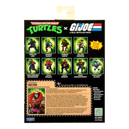 Teenage Mutant Ninja Turtles X G.I. Joe Krang Droid X Destro Action Figure